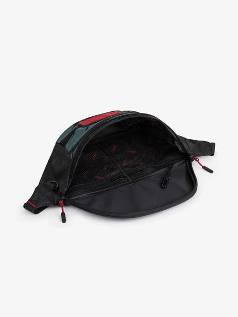 MANTO waist bag GRID XXL green camo